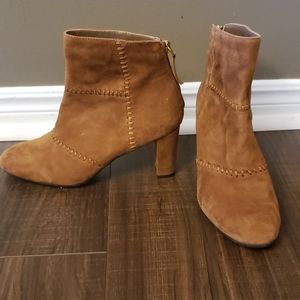 Brown Suede Dress booties